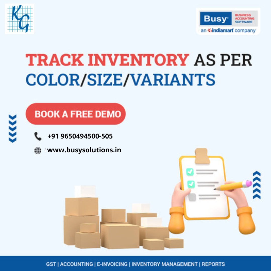 kg_softwares's tweet image. Simplify your accounting today with BUSY!

Call us for FREE DEMO
☎+91 9650494500-505

#kgsoftwareservices #busyaccountingsoftware #busy #busysolutions #busysoftware #postoftheday #post #BUSY21 #28YearsOfExcellence #RepoRate #rbipolicy  #ITProfessionals #BJPLootingOurTax