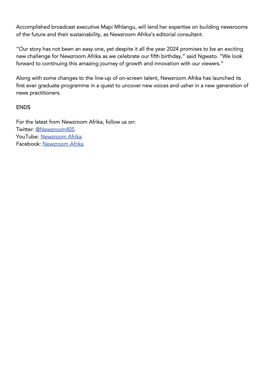 Newzroom Afrika tweet media