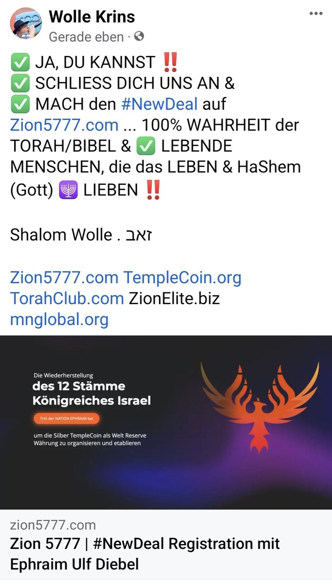 Zion5777.com TempleCoin.org 
TorahClub.com ZionElite.biz 
mnglobal.org