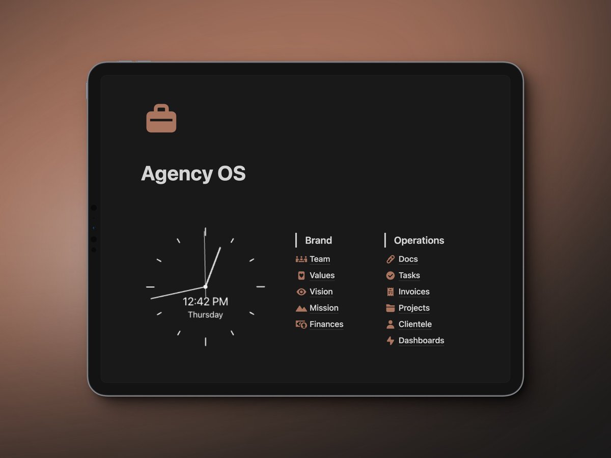 I made over $15,200 through my service biz.

<a href="/adityamulukuri/">Aditya Mulukuri</a> made over $9,600 through his agency.

The heart of it?

Our systems inside Notion

So we combined both our systems into → Agency OS

If you want it for free:

• Follow me
• Like + comment "OS"

And I'll DM it to you.