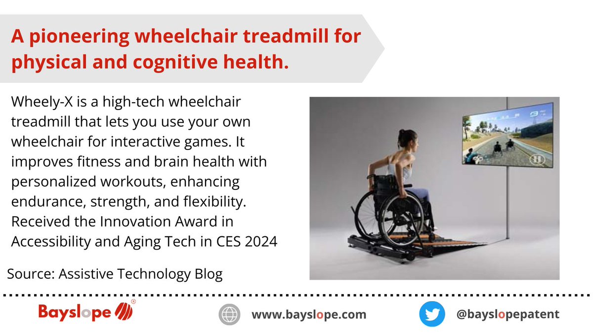 Introducing a wheelchair treadmill for healthier lives.

#WheelchairTreadmill #HealthInnovation #PhysicalHealth #CognitiveHealth #MedicalTech #WellnessTech #AccessibleTech #InclusiveDesign #HealthAndFitness #RehabTech #InnovationInHealth