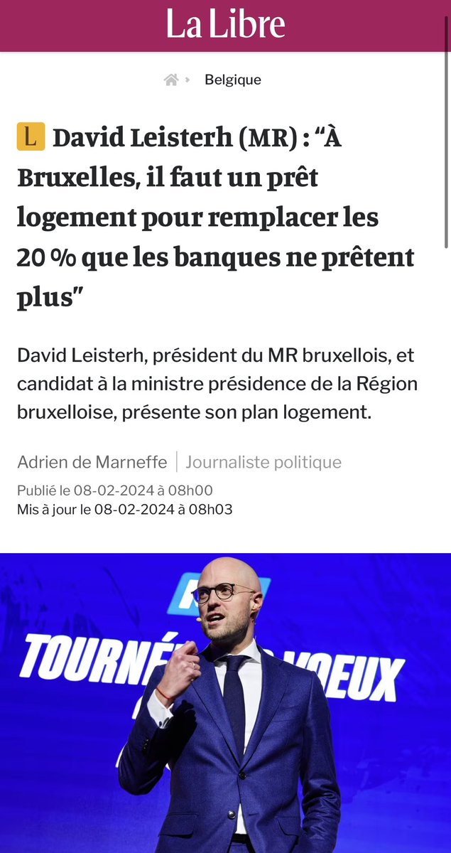 « Nous voulons mettre en place un prêt logement, pour remplacer les 20 % que les banques ne prêtent plus... Nous visons les ménages qui travaillent et dont le revenu devrait leur permettre de devenir propriétaires… Il est possible d’aider jusqu’à 4 000 primo acquéreurs par an.»