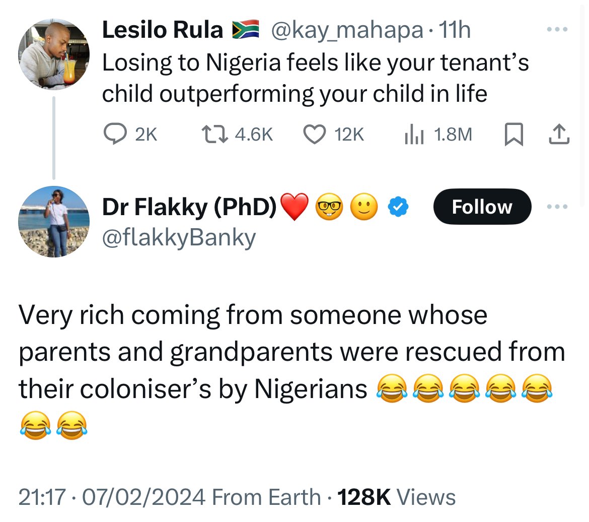 abazwhyllzz's tweet photo. Nigerians cooked South Africans on the pitch and on twitter yesterday 😭😂 https://t.co/lmXol2Vg1Y