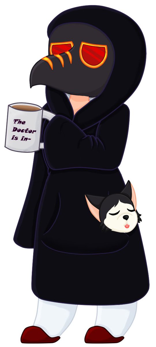 dr_plague_1's tweet image. it finally happened chibi plague is now real and HE CAN HURT YOU thank you @True_RosaSFang  for drawing up this little abomination