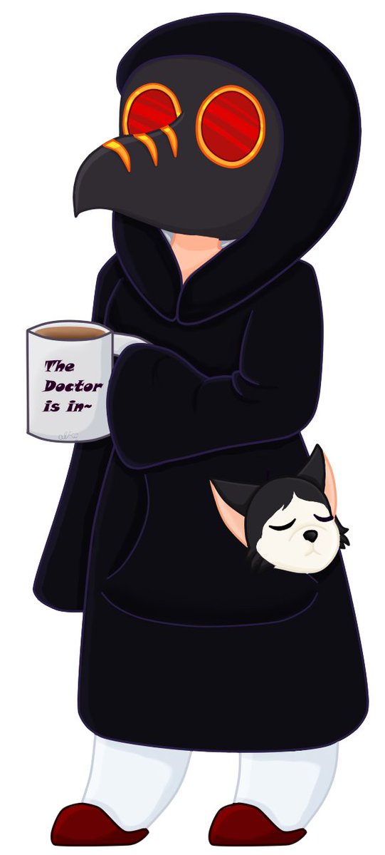 dr_plague_1's tweet image. it finally happened chibi plague is now real and HE CAN HURT YOU thank you @True_RosaSFang  for drawing up this little abomination