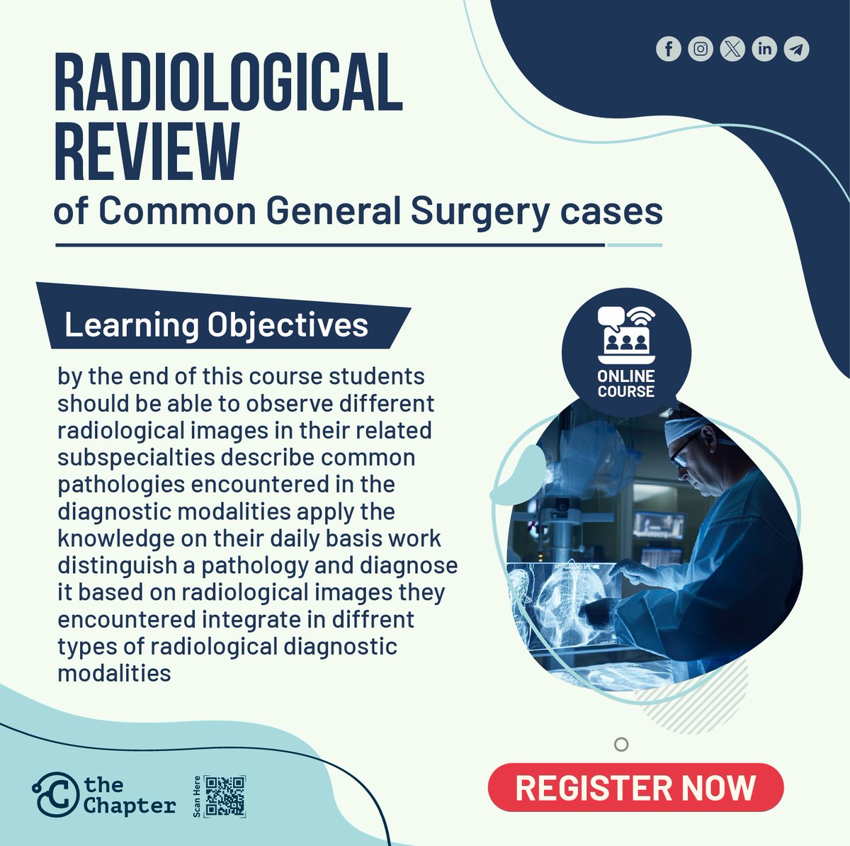 AleisaRad's tweet image. Excited to be a speaker at "Radiological Review of Common General Surgery Cases" hosted by @theChapter!
 Join me on 29 Feb. 2024 as we delve into the intricacies of CT/MRI reviews in colon and rectal pathologies.
 #RadiologyInSurgery #theChapter

thechapter.academy/courses/radio
