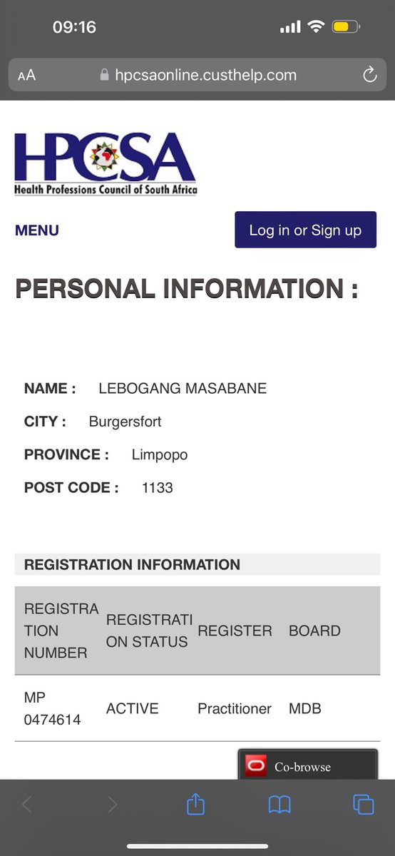 lightupastate's tweet photo. The MP number you’re using belongs to Dr Lebogang Gift Lulu Masabane, who graduated from Medunsa in 1996. 
Dr Masabane is practicing as a General Practitioner in Steelpoort, Limpopo and is not a dermatologist. https://t.co/C4MCT9boRy