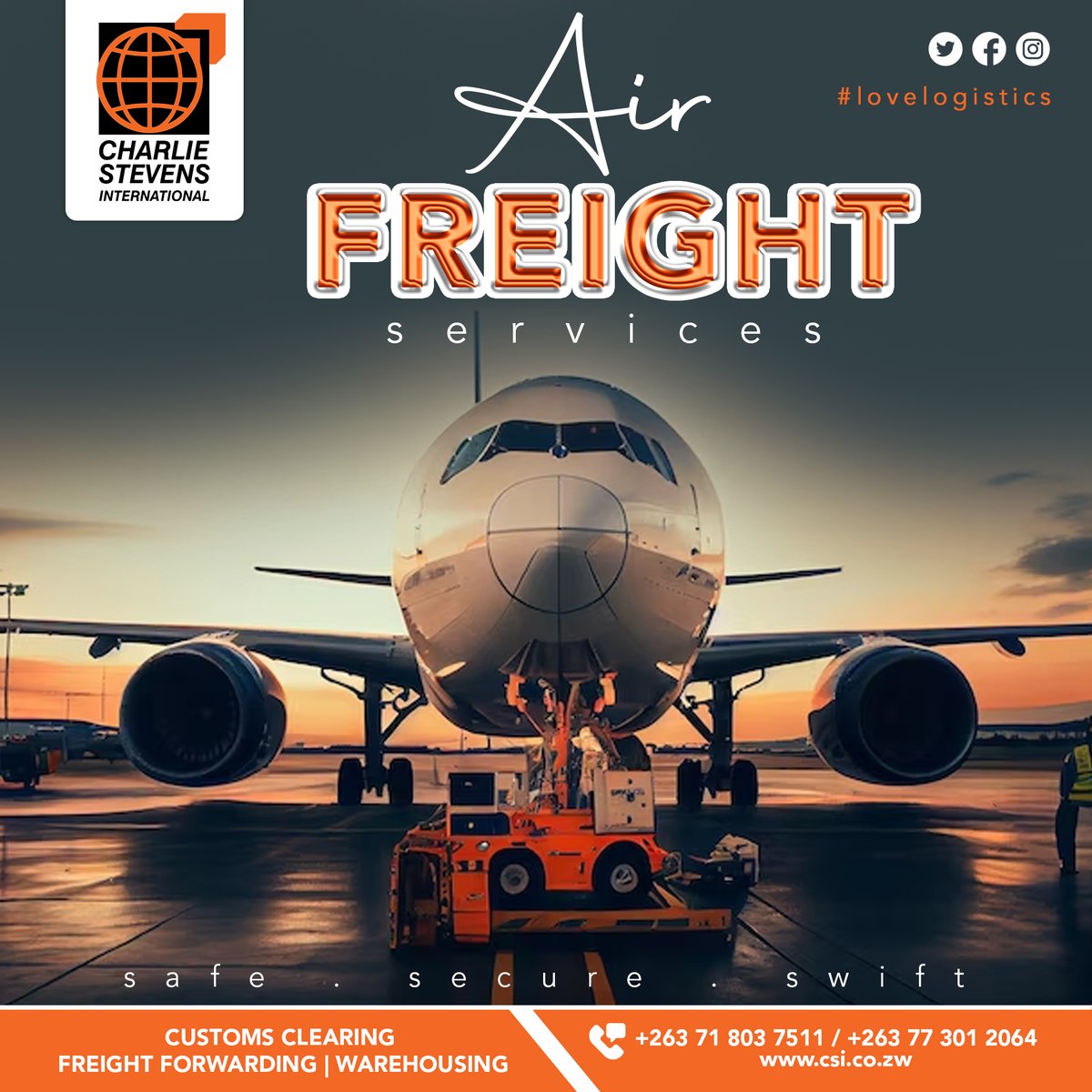 We offer Air freight services.

#logistics #lovelogistics #airfreight