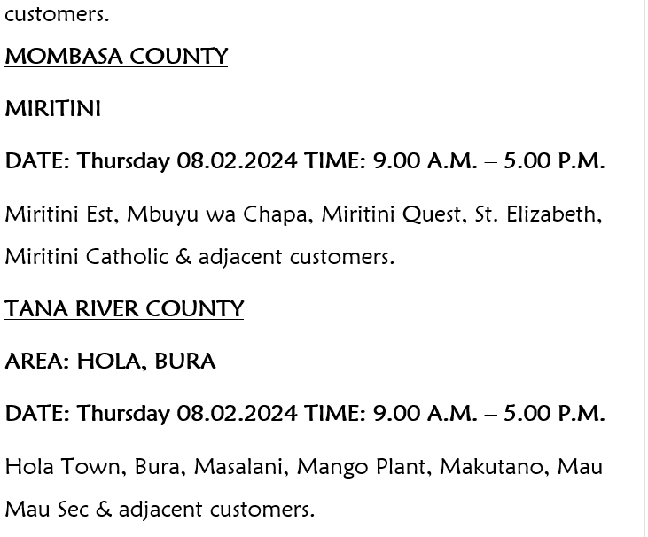 Kenya Power tweet media
