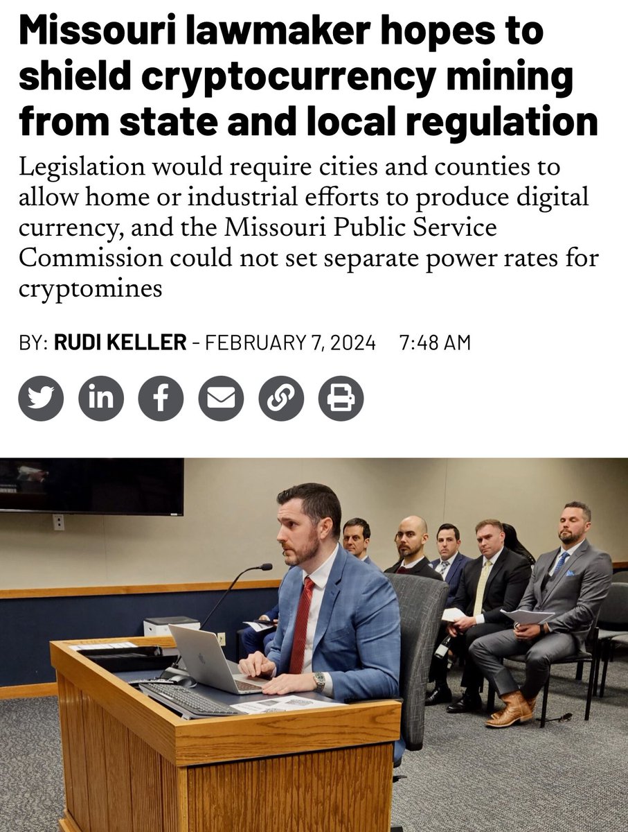 Dennis_Porter_'s tweet photo. Wrong. The bill doesn’t shield #Bitcoin miners from regulation. It shield them from discrimination. 

No discriminatory noise ordinances
No discriminatory zoning changes
No discriminatory rates increases

The bill language is very clear. https://t.co/wW5yV7p4p6