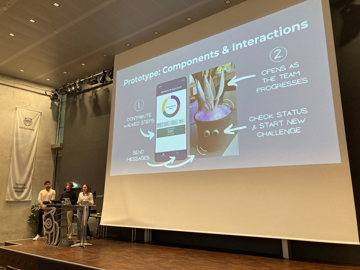 ✨ This semester, LBI DHP had the pleasure to host a project within an applied HCI course of the Joint Master 'Human-Computer Interaction'.

#HCI #humancomputerinteraction #prototype #sharedachievements #digitalhealth