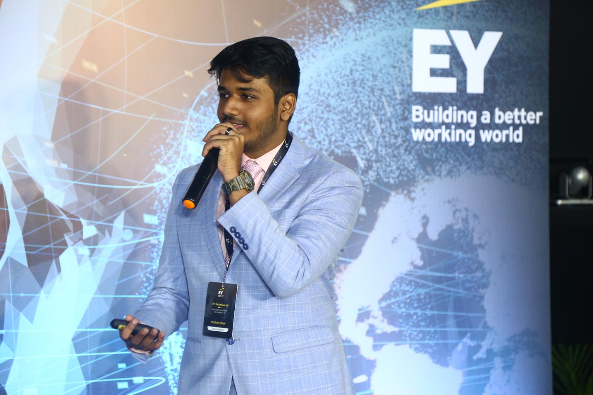 EY_India's tweet photo. Team Channa Masala rocked the stage with MedicAID is an intricate interplay between tech and medicine at EY Techathon 4.0. Watch them live: https://t.co/mYe7jGopvW
#EYTechathon #EYConsulting https://t.co/22tIUkCTYT