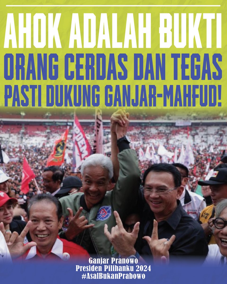 #GanjarMahfud2024   KitAPaKBOWo KitAGIBRAn Junaedi #LLOUDByLalisa #Kita02BIKINBiruGbk