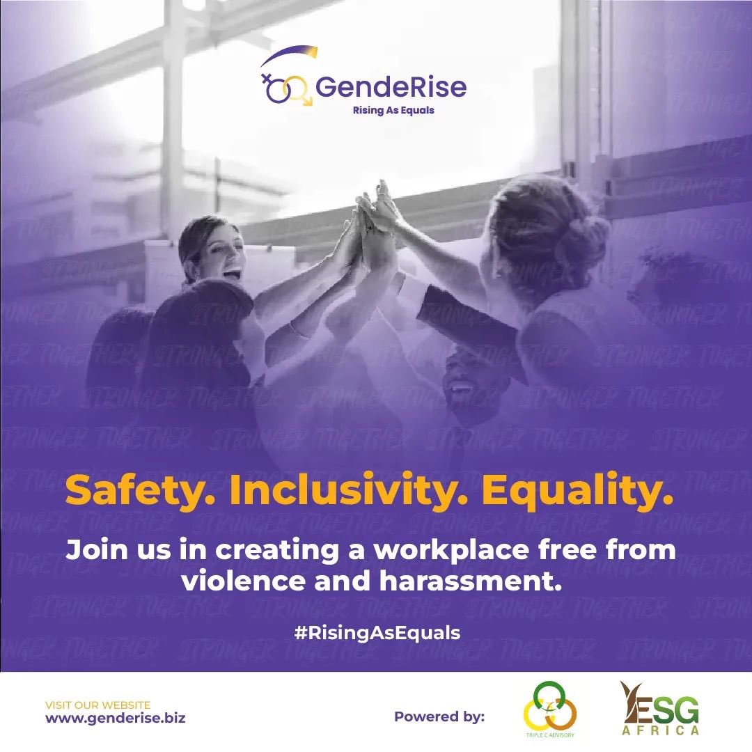 Our Anti-Violence &amp; Harassment Code of Conduct is one of the many ways we secure and diverse workplace for everyone.

Visit our website to learn more
<a href="/Genderise_b/">genderise.biz</a> 

#genderequality #noharassmentzone #togetherwerise #diversityandinclusion