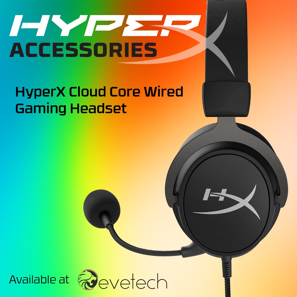 Evetech's tweet photo. Unleash your full potential with HyperX! ๐ง
Gear up with the performance you crave, the comfort you deserve and the innovation that fuels your ๐ฅvictories.
https://t.co/FzEFyERFF5
#evetech #HyperX #GamingPeripherals #HyperXCloudCore #Gamingsetup #performance #hyperxcommunity #gamer #HyperXAccessories