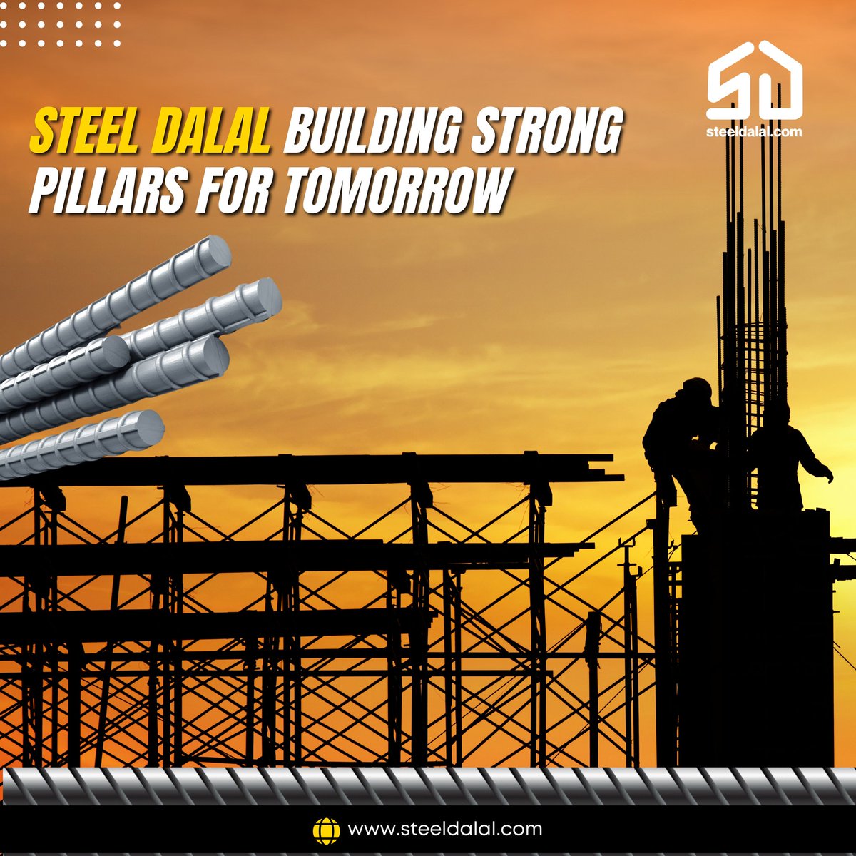 steeldalal_'s tweet image. Building the foundation of tomorrow with steel precision! 💪🏗️ Steel Dalal is crafting strong pillars that stand the test of time. Let&apos;s construct a future that&apos;s resilient and unshakable! 

#constructionsDeals #Steelsolution 
#onlinesteelmarketplace #SteelDalal