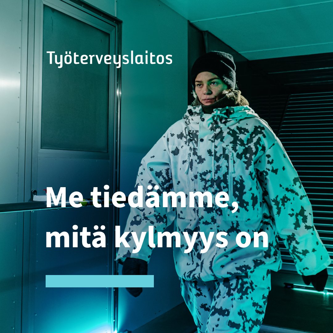 .<a href="/tyoterveys/">Työterveyslaitos</a>´laitoksessa on ensiluokkaista osaamista kylmässä työskentelystä. <a href="/SirkkaRissanen/">Sirkka Rissanen</a> <a href="/kirsijussila/">Kirsi Jussila</a> 

▶ ttl.fi/kylma

#työelämä