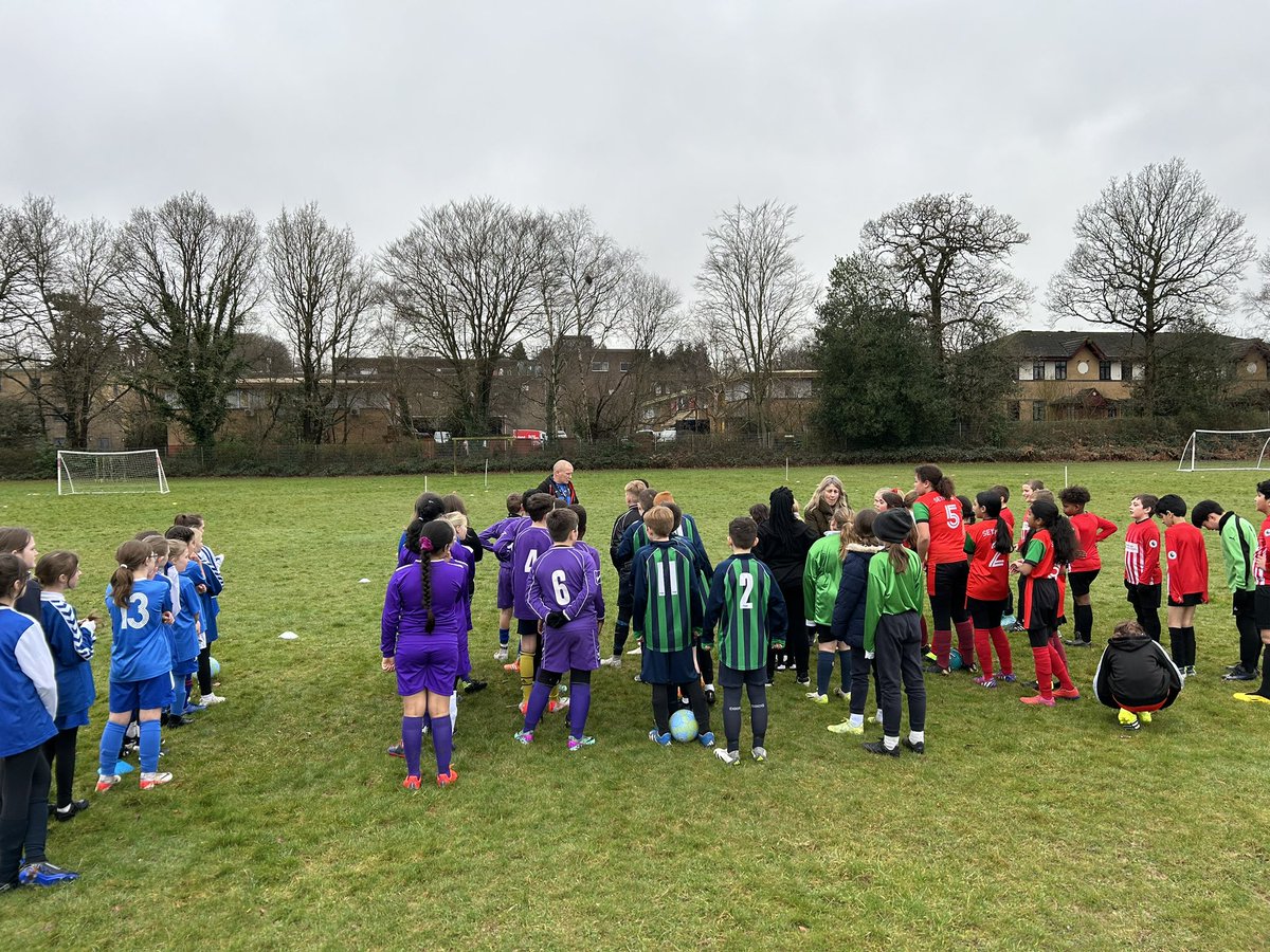 Great day at the <a href="/TKATAcademies/">TKAT: Achieving More Together.</a> Central boys and girls football league yesterday. Big thanks to <a href="/CrawleySgo/">SGO Crawley</a> for hosting us.