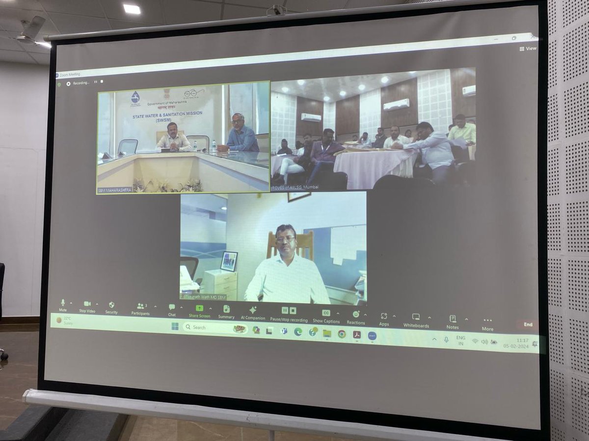 Maha_WASH_C's tweet photo. The pioneering workshop on Urban-Rural Convergence in FSSM concluded in collaboration with @MAHA_UDD and @WssdMaharashtra. 100+ participants; strategies for safer #sanitation. A big thank you to all involved! #FSSM #Maharashtra #PublicHealth #SDG6 #WASH https://t.co/sDSd8j7ISj