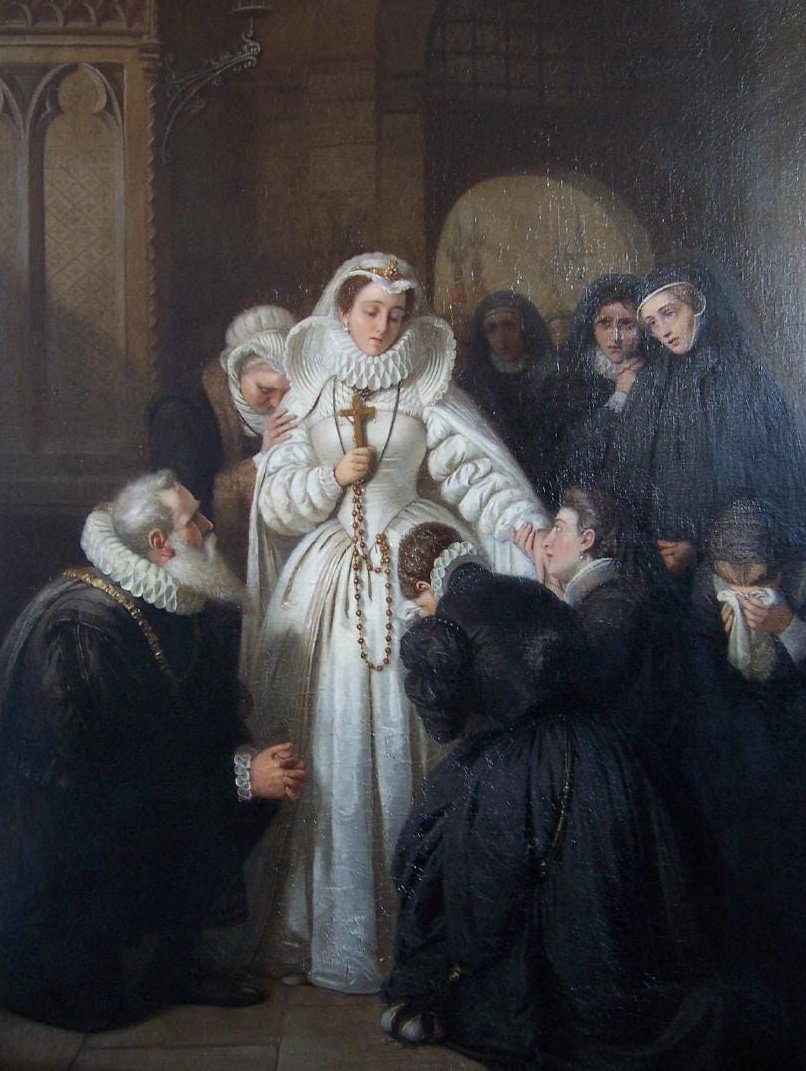 #OTD in 1587. Mary Queen of Scots was led from her rooms at Fotheringhay Castle to the great hall and executed. She was 44 years old and had spent almost 19 years in prison. 
#Tudor #History #RememberingMary #MaryStuart #OnThisDay #MaryQueenofScots