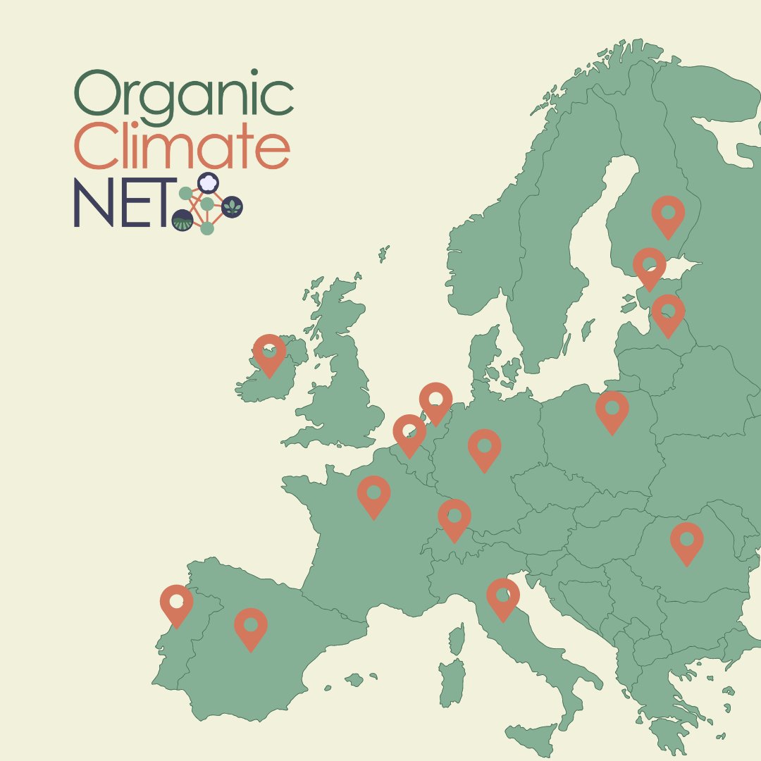 🤝 Meet the consortium! 17 partners from 14 countries join forces for a #ClimateNeutral Europe! 📷

@fiblorg @InstitutElevage @jlugiessen @ifoamorganics @innovarum_ @Ecovalia @Luomuliitto @IrishOrganicA @bioland_de @LLKC_lv @FondazioneFirab @LouisBolk