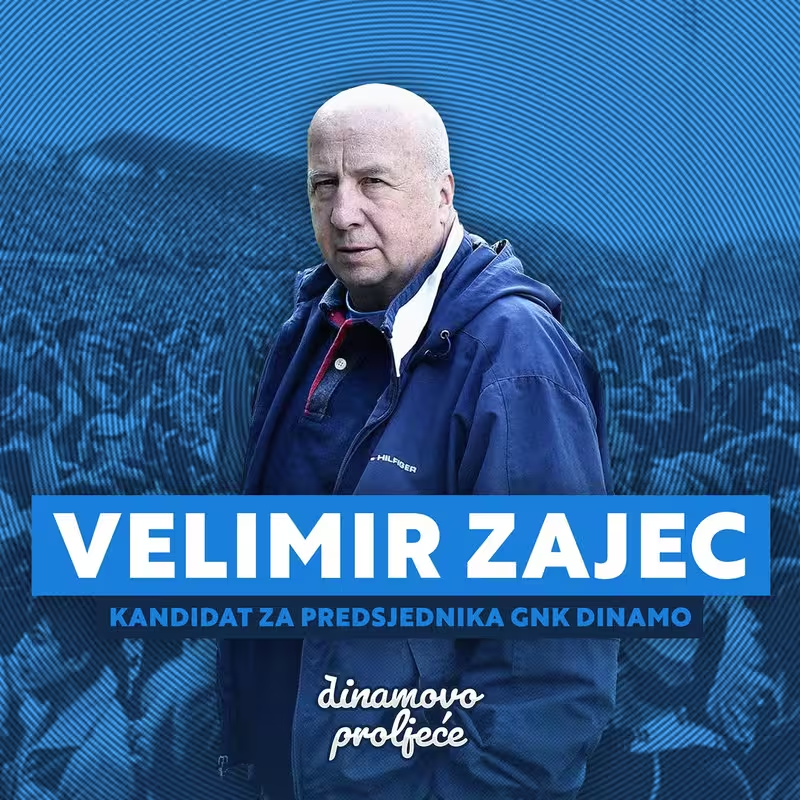 Kandidat liste Dinamovo proljeće za predsjednika GNK Dinamo je gospodin Velimir Zajec. 💙