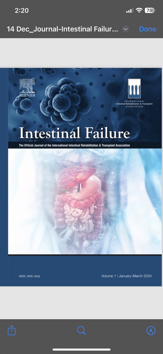 If you enjoy following us, please also follow our new journal Intestinal Failure @IntestinalFail for important updates on how to publish your articles. We are really proud to get this going with our fabulous editorial team @DfarmerDouglas @HelenevansH @SimonLal_12 @1jono1