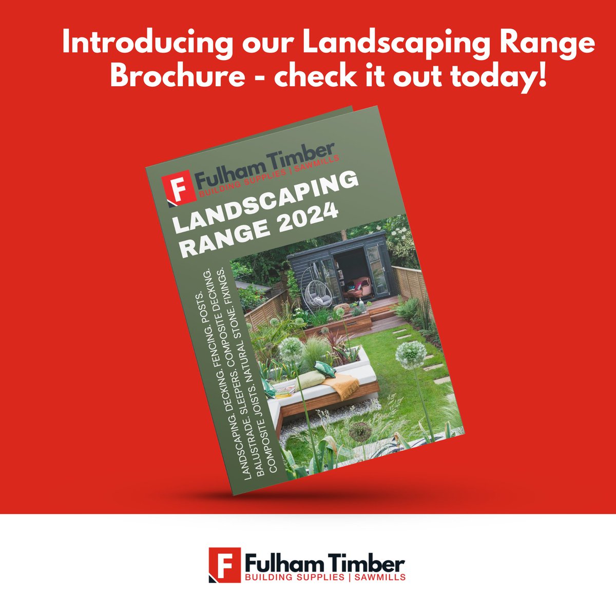 FulhamTimber's tweet photo. Check out our new 2024 Landscaping Range Brochure today: https://t.co/VcRXN37btB https://t.co/8COoPBiFtf