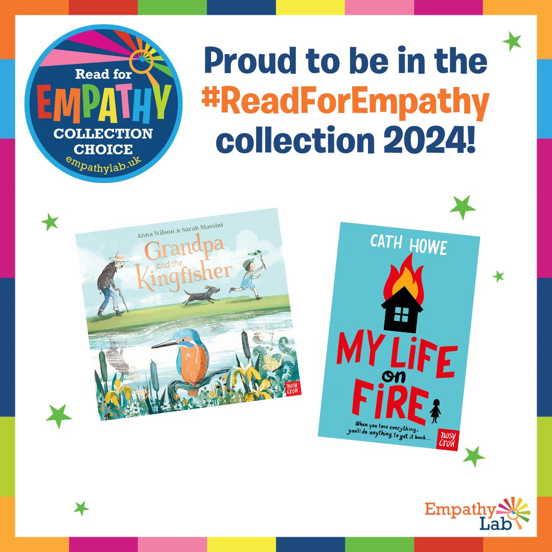 We are delighted to have two of our books featured in @EmpathyLabUK’s Collection 💫 This contemporary, diverse range of books has been hand-picked by experts for their ability to build empathy❤️ Download here: ow.ly/gShA50Qyjle @cath_howe @acwilsonwriter @SarahMassini