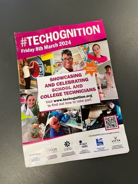 Just a month to go to the Technician extravaganza that is #TECHOGNITION The celebration of all technicians in schools and colleges on Friday 8th March We can't wait! We hear the @techognitionUK team have some amazing prizes lined up! Plus we'll have goodies up for grabs too!