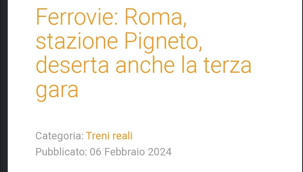 EZanchini's tweet photo. Perché RFI non riesce (o non vuole) realizzare la stazione Pigneto e l'anello ferroviario di Roma? Se un Sindaco, di qualsiasi città, manda vuota per 3 volte una gara opposizione e giornali, giustamente, lo inchiodano. In questo caso nulla capita... https://t.co/ZEAOWKdwdS