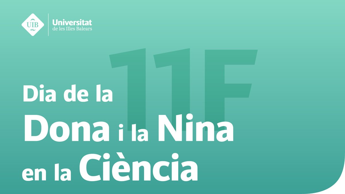 #UIB11F | Suma’t al Dia de la Dona i la Nina en la Ciència!

La Plataforma #11FBalears fa una crida a les investigadores de la #UIB per visibilitzar el paper de les dones en la ciència amb motiu de l'#11F:

📸 Fotografia de grup i trobada de les investigadores!
🗓️ 9 de febrer