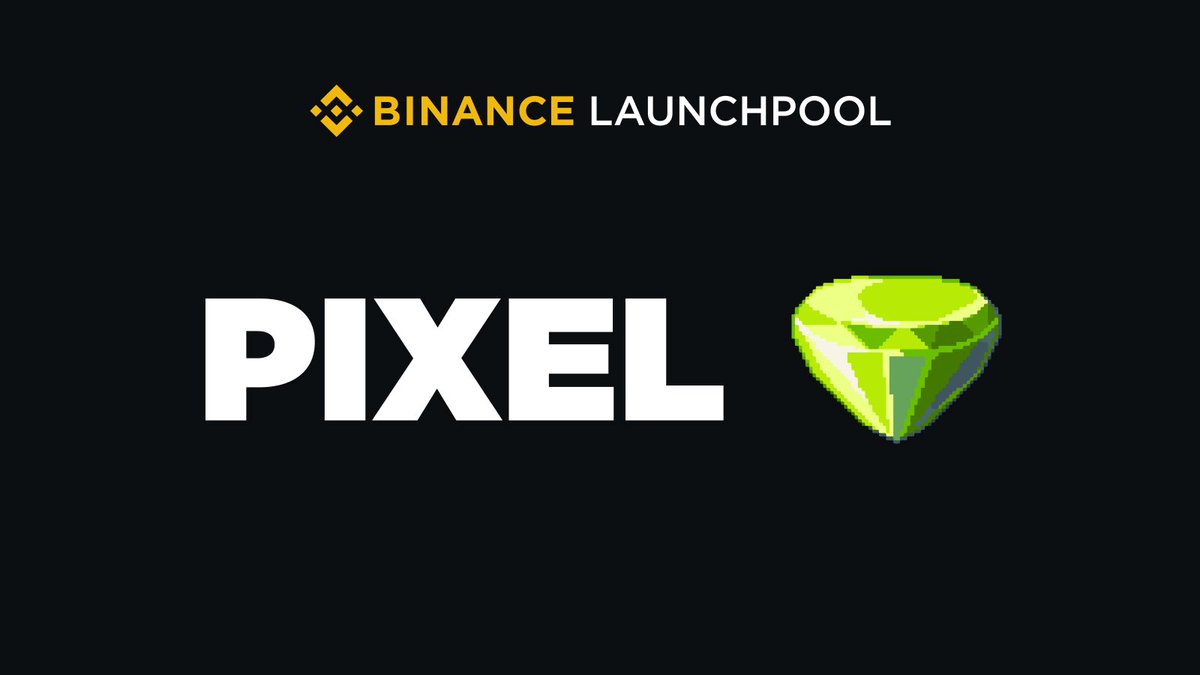 Some great news coming out of <a href="/pixels_online/">Pixels</a> today that their long awaited $PIXEL token will be launching on <a href="/binance/">Binance</a> launchpool! 👀

Having gone from a core group to just over 180k players in around a year, they have seen insane growth.

Proud to have gotten <a href="/NFTGlizzy/">Glizzy Gang</a> in as one