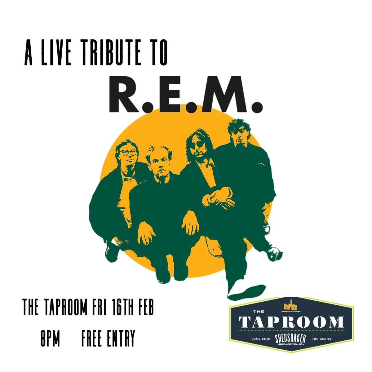 Coming up at the Taproom on Friday 16 February...