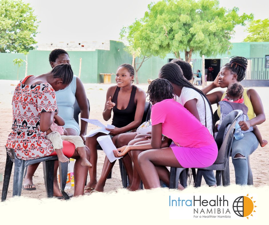 Young people are center stage in the fight against HIV. IntraHealth Namibia provides platforms for young women and adolescent girls to discuss sexual and reproductive health issues. #ForAHealthierNamibia