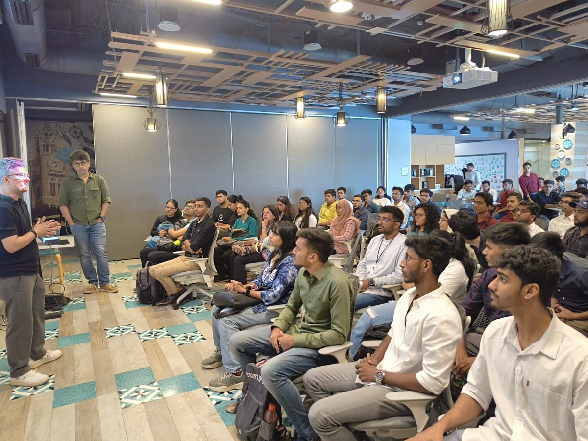 🔥 Thrilled to announce today's visionary event at Microsoft Office Mumbai, where Krupasagar Sridharan, Director of Special Projects at @CustomTechn, is leading an exploration into the Future of AI! 🌟🚀 #AIInsights #InnovationJourney #MicrosoftMumbai #CustomTechnologies