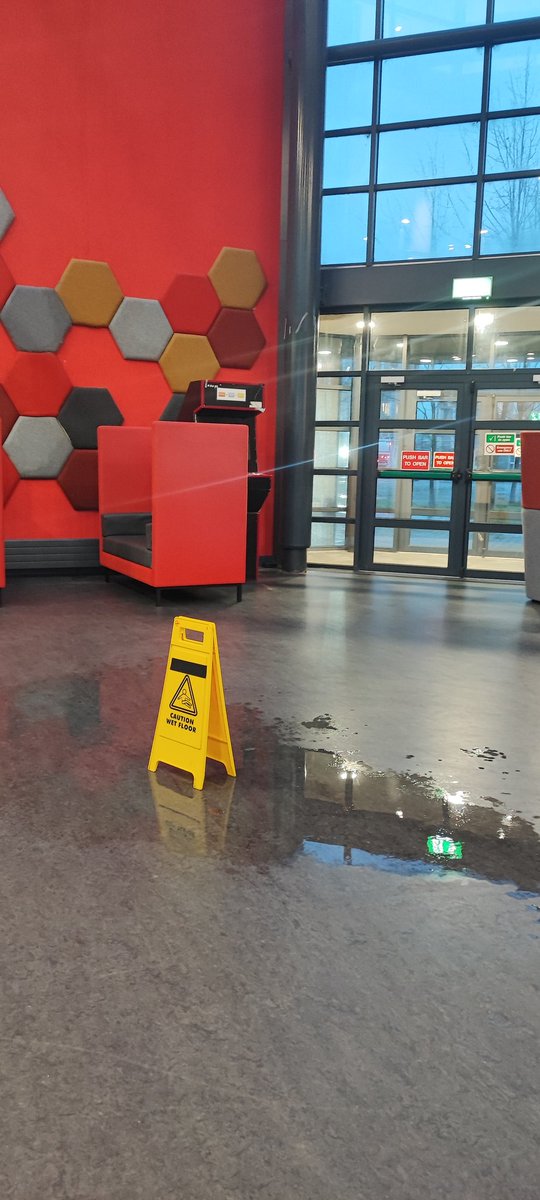 Celebrating 23 years of the leaking roof in our building . It has outlived 4strategic plans.