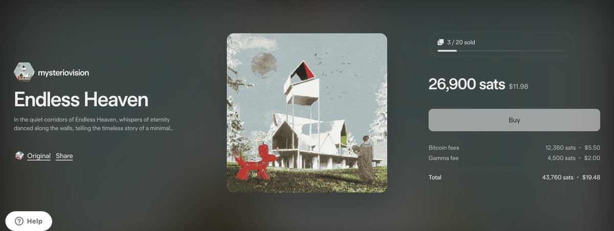 gm everyone!
my very FIRST ordinal is live 💚
17 more LEFT!

im going to use the income to mint the next piece 💚
gamma.io/prints/58d88d1…