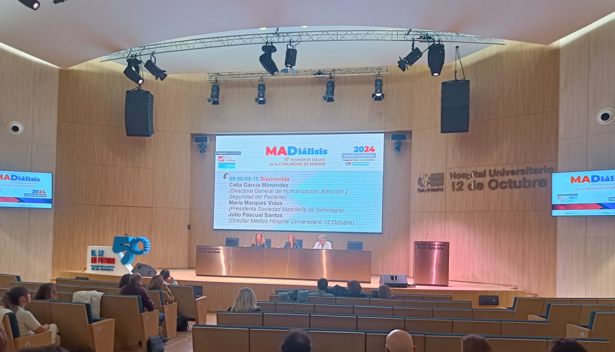 Claudia Yuste (@claudiayus) on Twitter photo Arrancamos con mucha ilusión la 10° Jornada de #MADialisis24! <a href="/Nefro12Octubre/">Nefro12Octubre</a> <a href="/SOMANEorg/">Sociedad Madrileña de Nefrología (SOMANE)</a> <a href="/SENefrologia/">S.E.N. Nefrología</a> #somosdel12 Arrancamos con mucha ilusión la 10° Jornada de #MADialisis24! <a href="/Nefro12Octubre/">Nefro12Octubre</a> <a href="/SOMANEorg/">Sociedad Madrileña de Nefrología (SOMANE)</a> <a href="/SENefrologia/">S.E.N. Nefrología</a> #somosdel12