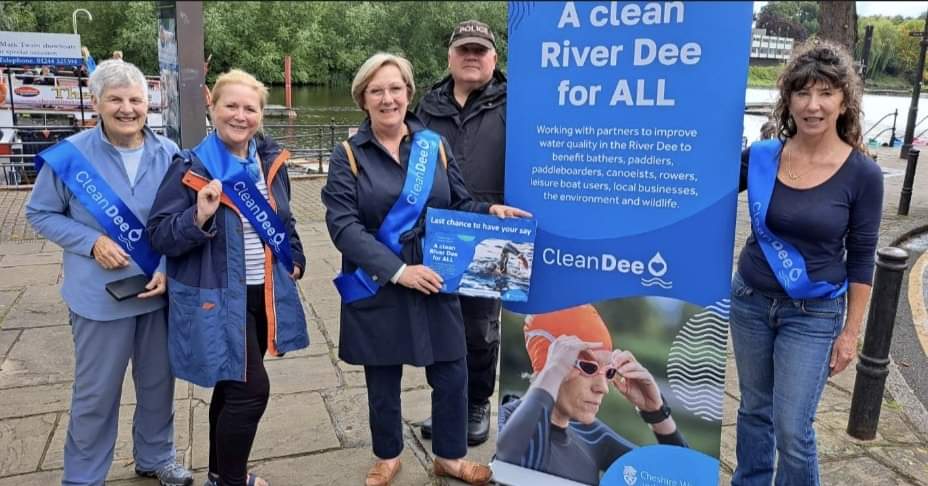 dianneparrish's tweet photo. #CleanDee is a campaign for bathing status at Sandy Lane, River Dee, Chester, Cheshire #UK. Our application is pending, and the decision is due soon!
#WatchThisSpace
@sascampaigns @Feargal_Sharkey
@GreenhouseComms @Go_CheshireWest @WomensInstitute @WelshDeeTrust https://t.co/U4vRFZINu6