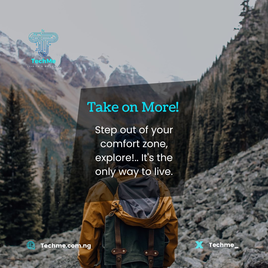 You Only Live Once! 🌟 Embrace thrilling adventures and dive into the exciting world of tech. Join any of TechMe’s programs today and embark on a guided journey through an incredible tech adventure! 💻🚀 #techme #techadventures #yolo