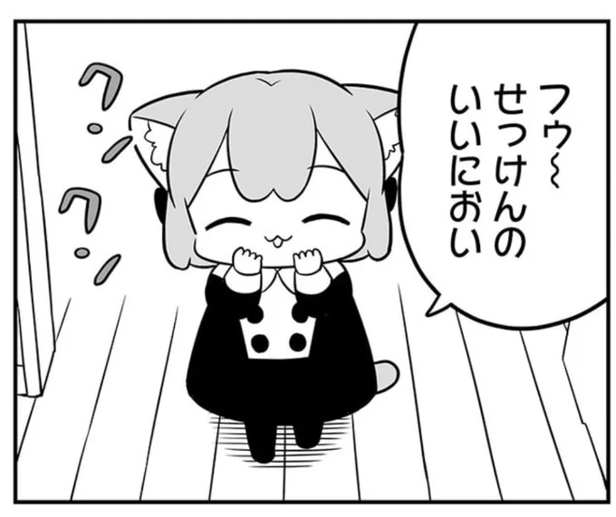外から帰ったら手洗いしよう🧼🤲😺 #うめともものふつうの暮らし