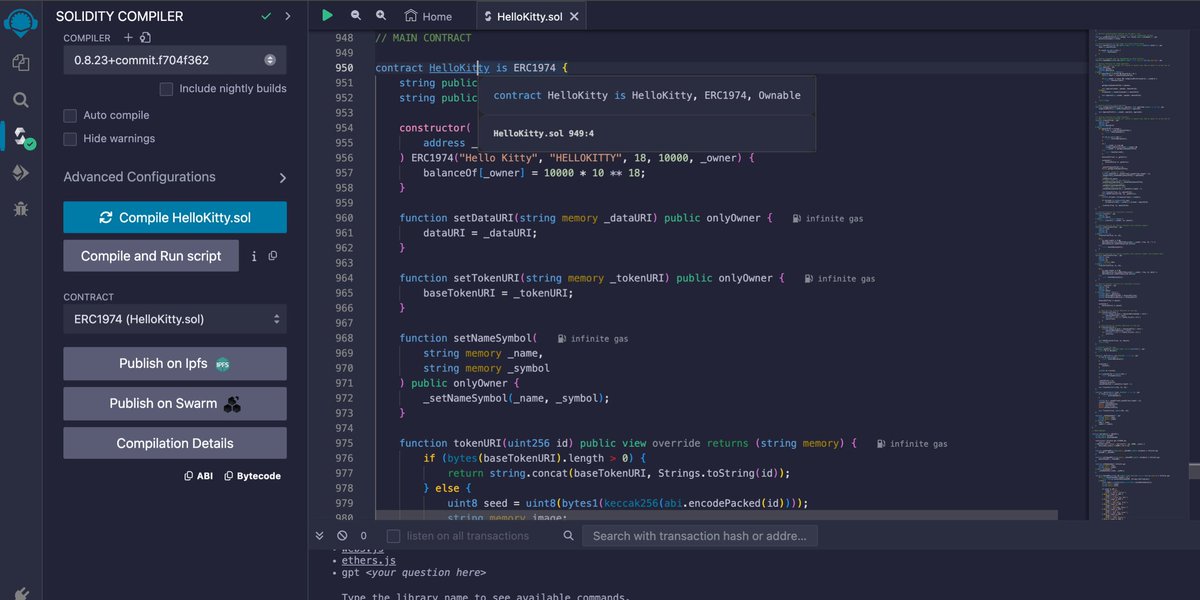 HelloKittyCoin's tweet image. #HelloKitty is ready for ERC1974!