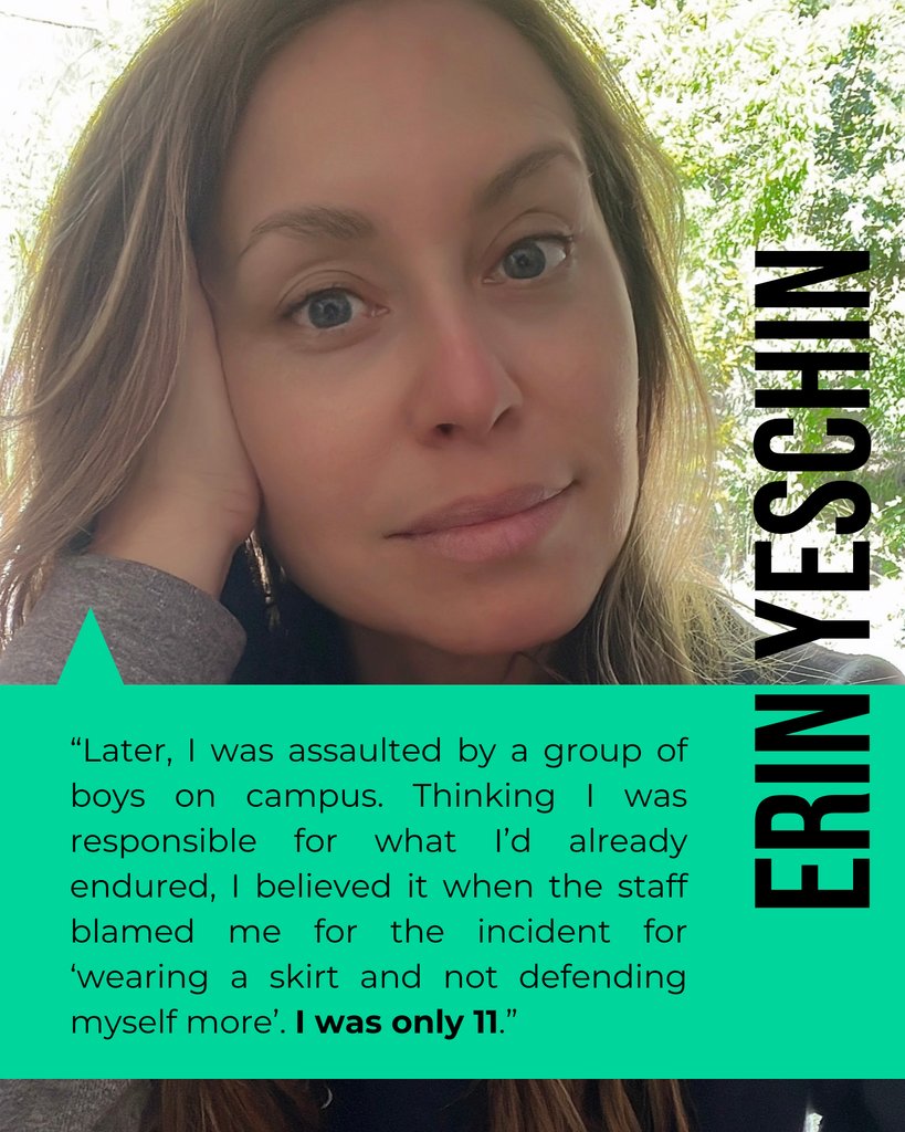 How can we challenge societal norms that shame survivors instead of supporting them? Erin's story encourages us to contemplate these 'norms' and practices. Erin has something to say... Read her story 👇 l8r.it/MAJp #somethingtosay