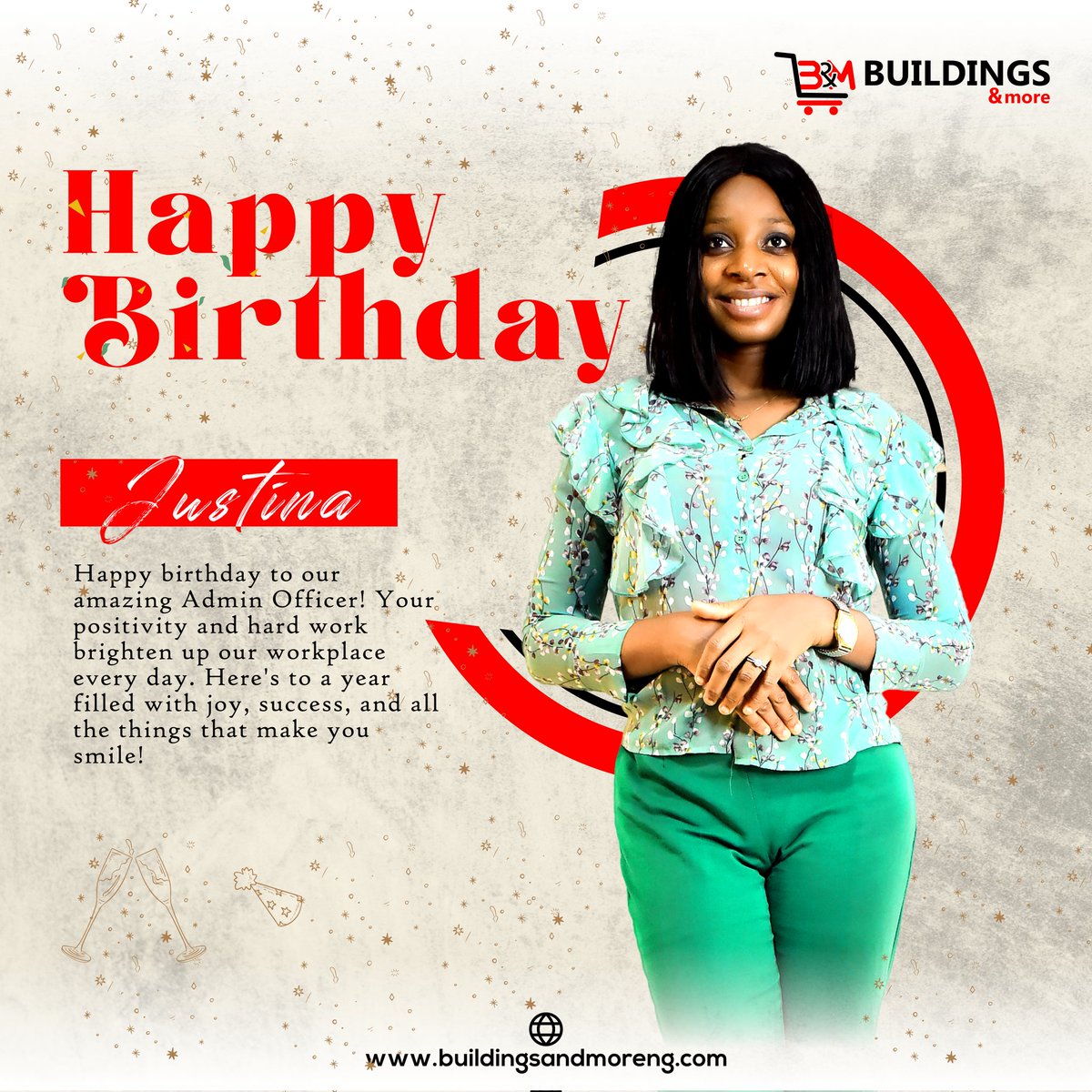 buildingsnmore's tweet photo. From all of us at #buildingsandmore we wish you a happy birthday.
May God continue to shower you his blessings. Amen.🎉🥰

#bbtvi https://t.co/sHnKOpDQyR