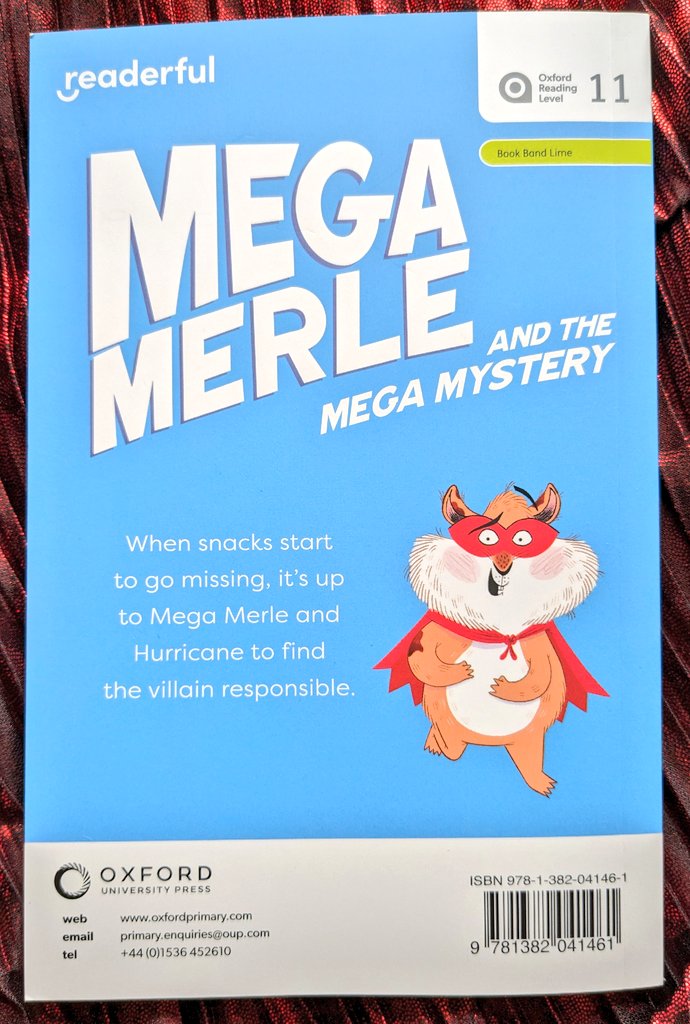 FinlaysonPalmer's tweet photo. Got my copies of my new book - Mega Merle and the Mega Mystery 🎉📚 Part of the #Readerful series with @OUPPrimary with illustrations by the fabulous #BeckaMoor 😍 
#MegaMerle #kidlit #reading https://t.co/ssT4U16eoD