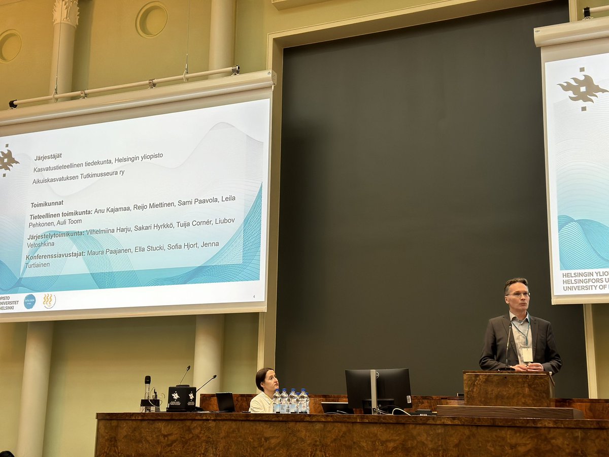 Aikuiskasvatuksen tutkimuspäivät avattu <a href="/samipaavola/">Sami Paavola</a>  <a href="/EduSciHelsinki/">Faculty of Educational Sciences, Univ. of Helsinki</a>  <a href="/helsinkiuni/">University of Helsinki</a> #aitu2024