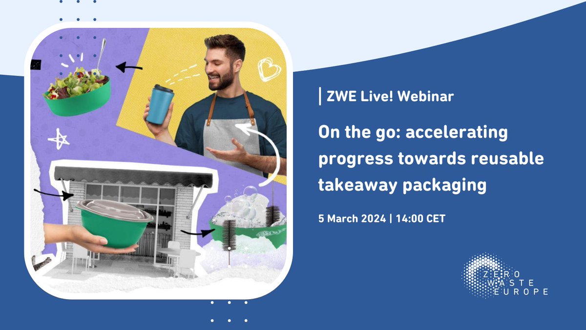 ✍️ Register for the ZW Live! #webinar on 5 March: zurl.co/iSW0

Despite the #EU challenges, many sparks of hope come from packaging waste reduction and prevention at the local level 💚

Discover some of the most inspiring stories from pioneer cities across Europe 🌟