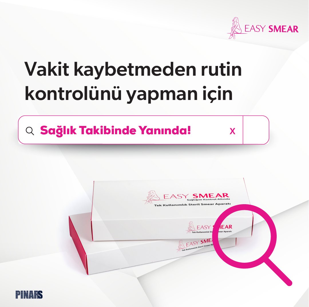 easysmear's tweet photo. Yılda bir kez yalnızca 2-3 dakikanızı ayıracağınız Smear testi ile sağlığınız için büyük bir adım atabilirsiniz. Easy Smear ile bu süreci, kendi özgür ortamınızda rahatça tamamlayabileceğinizi biliyor musunuz?

#easysmear #smear #rahimağzıkanseri #hpv #hpvtesti #smeartesti https://t.co/3TWf6UjZZJ