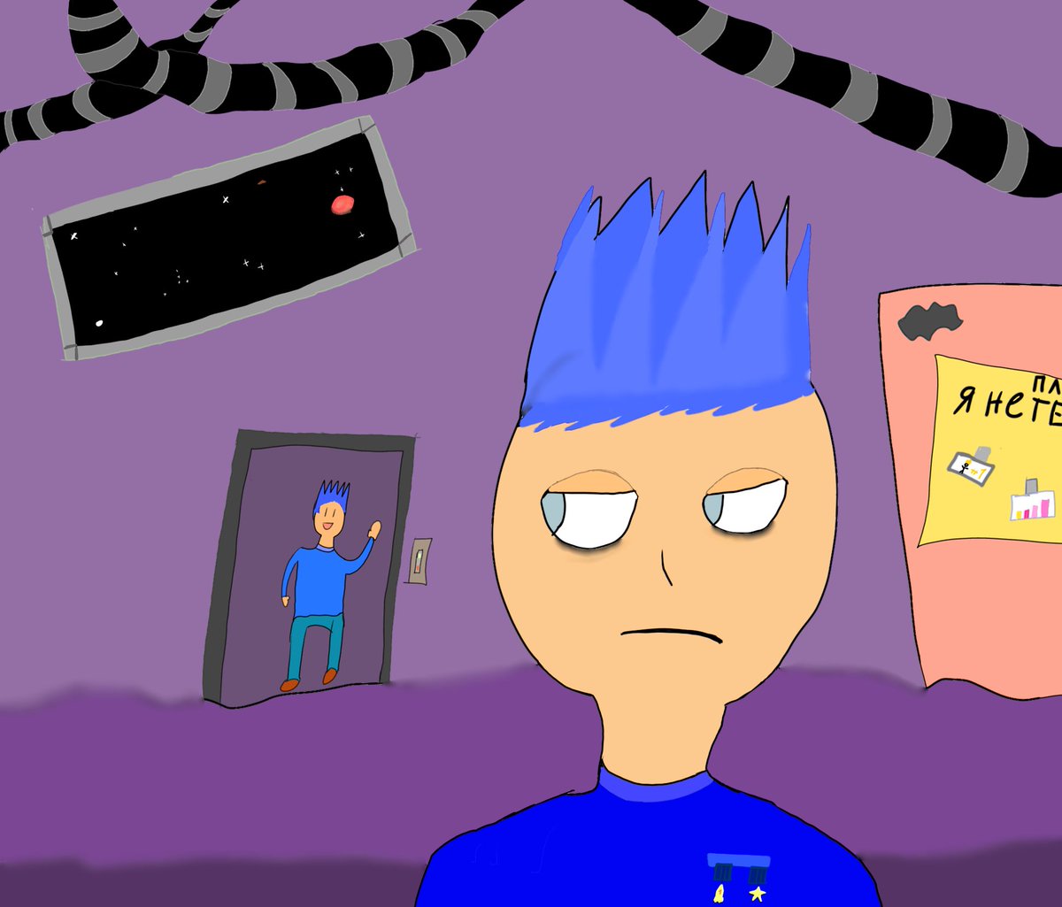 #WORLDDAVE 
A drawing from my childhood. Part 2
Do you like it?